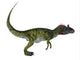 Cryolophosaurus Dinosaur White Wall Decal Design 2