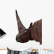 Elasmotherium Portrait Wall Decal