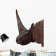 Elasmotherium Portrait Wall Decal