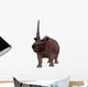 Elasmotherium White Wall Decal