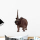 Elasmotherium White Wall Decal