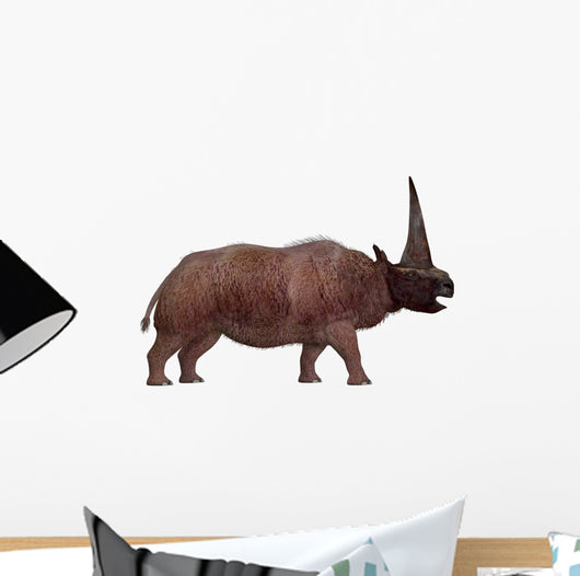 Elasmotherium Profile Wall Decal