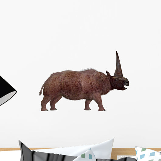 Elasmotherium Profile Wall Decal