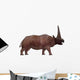 Elasmotherium Profile Wall Decal