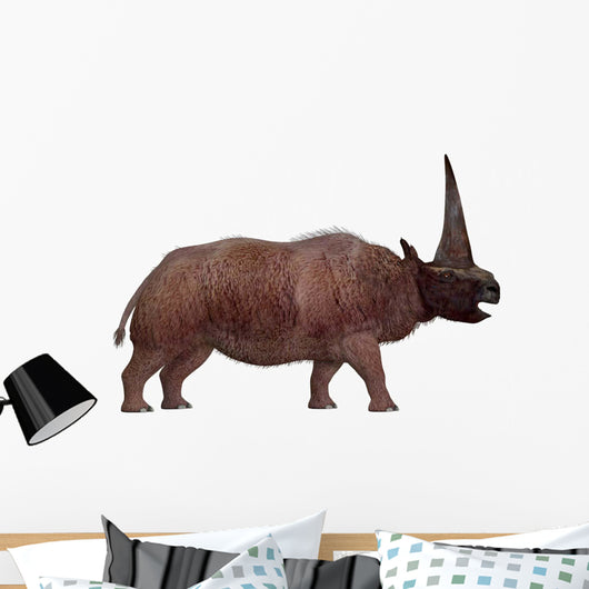 Elasmotherium Profile Wall Decal