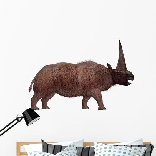 Elasmotherium Profile Wall Decal
