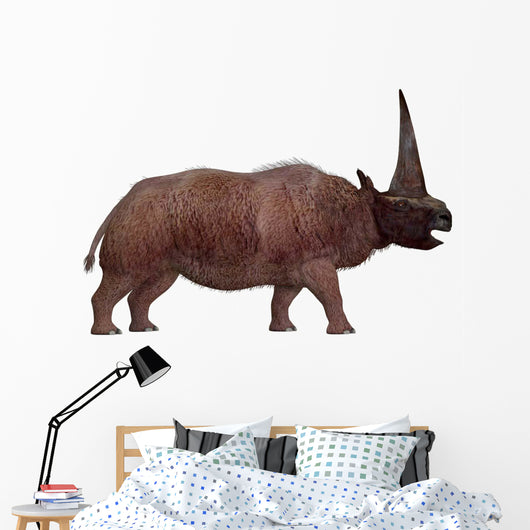 Elasmotherium Profile Wall Decal