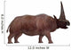 Elasmotherium Profile Wall Decal