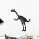 Gigantoraptor Dinosaur White Wall Decal Design 5