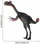 Gigantoraptor Dinosaur White Wall Decal Design 5