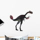 Gigantoraptor Dinosaur White Wall Decal Design 4