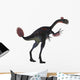 Gigantoraptor Dinosaur White Wall Decal Design 4
