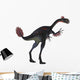 Gigantoraptor Dinosaur White Wall Decal Design 4