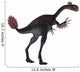 Gigantoraptor Dinosaur White Wall Decal Design 4
