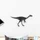 Gigantoraptor Dinosaur White Wall Decal Design 3