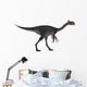 Gigantoraptor Dinosaur White Wall Decal Design 3