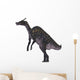 Saurolophus Dinosaur White Wall Decal Design 3