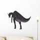 Saurolophus Dinosaur White Wall Decal Design 2