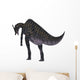 Saurolophus Dinosaur White Wall Decal Design 2