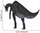 Saurolophus Dinosaur White Wall Decal Design 2