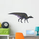 Saurolophus Dinosaur White Wall Decal Design 1