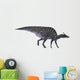 Saurolophus Dinosaur White Wall Decal Design 1
