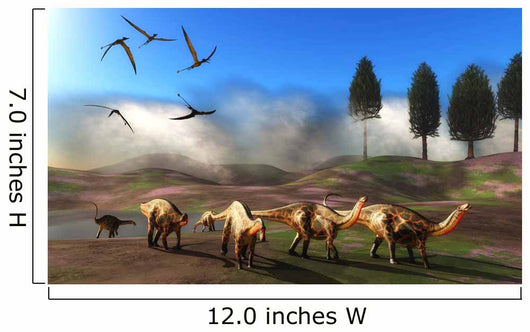 Rhamphorhynchus Birds Fly over Wall Decal