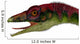 Compsognathus Dinosaur Portrait Wall Decal