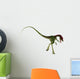 Rear Compsognathus Dinosaur Wall Decal