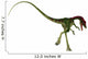 Rear Compsognathus Dinosaur Wall Decal