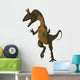 Cryolophosaurus Dinosaur White Wall Decal Design 1