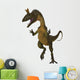 Cryolophosaurus Dinosaur White Wall Decal Design 1