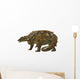 Gargoyleosaurus Dinosaur White Wall Decal