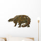 Gargoyleosaurus Dinosaur White Wall Decal