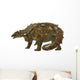 Gargoyleosaurus Dinosaur White Wall Decal