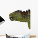 Close-up Huayangosaurus Dinosaur Head Wall Decal
