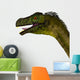 Close-up Ornitholestes Dinosaur Head Wall Decal
