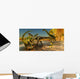Allosaurus Dinosaur Brings down Wall Decal