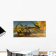 Allosaurus Dinosaur Brings down Wall Decal