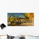 Allosaurus Dinosaur Brings down Wall Decal