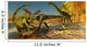 Allosaurus Dinosaur Brings down Wall Decal