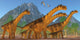 Camarasaurus Sauropod Dinosaur Herd Wall Decal
