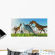 Kentrosaurus Rears up to Wall Decal