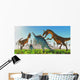 Kentrosaurus Rears up to Wall Decal