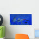 Eurhinosaurus Reptile Preys Coelacanth Wall Decal