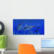 Eurhinosaurus Reptile Preys Coelacanth Wall Decal