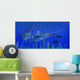 Eurhinosaurus Reptile Preys Coelacanth Wall Decal
