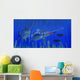 Eurhinosaurus Reptile Preys Coelacanth Wall Decal