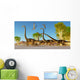 Herd Omeisaurus Dinosaurs Traveling Wall Decal