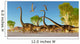 Herd Omeisaurus Dinosaurs Traveling Wall Decal